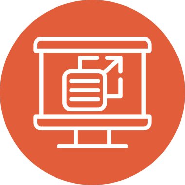 Dizüstü bilgisayar simgesi vektör çizimi