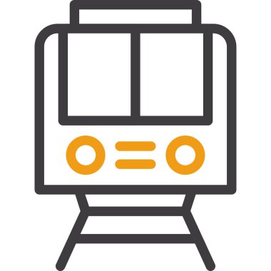 tren simgesi vektör illüstrasyonu