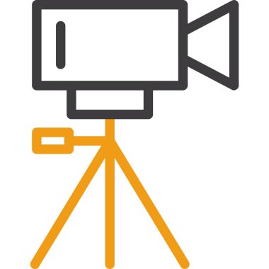 Kamera. Web simgesi basit illüstrasyon