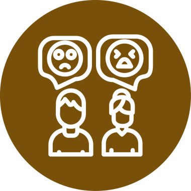 İnsanlar. Web simgesi basit illüstrasyon