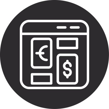 Vektör illüstrasyonu, silo simgesi tasarımı