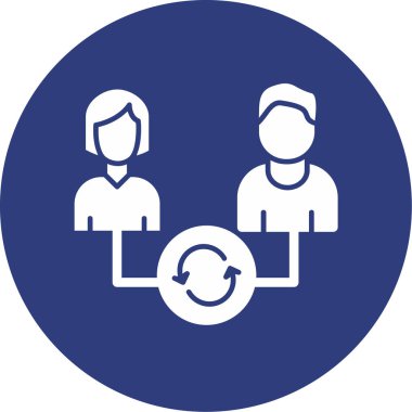 insanlar simge vektör illüstrasyonu