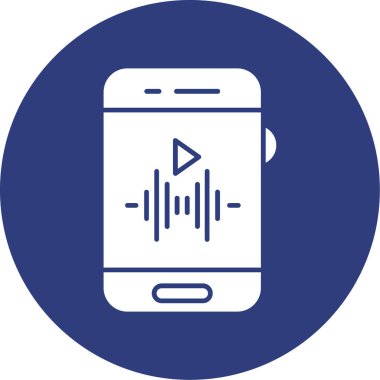 akıllı telefon simgesi vektör illüstrasyonu