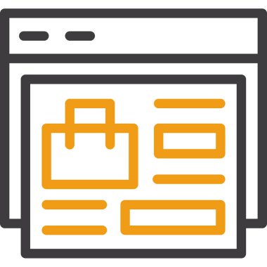 çevrimiçi web simgesi basit vektörü