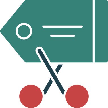 Balık ikonu, vektör illüstrasyonu