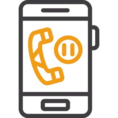 telefon arama simgesi ana hat biçiminde