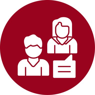 Halkın vektör illüstrasyonu ve eğitim simgesi