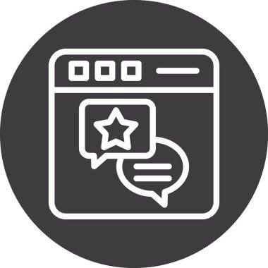 seo modern simgesinin vektör illüstrasyonu