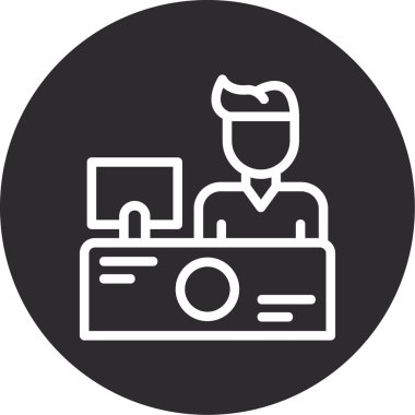 seo modern simgesinin vektör illüstrasyonu