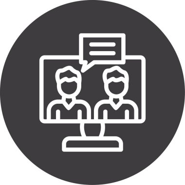 iş simgesi, vektör illüstrasyonu basit tasarım