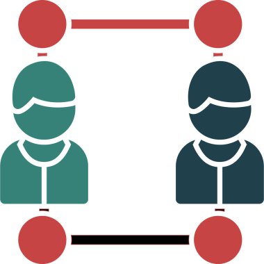 İnsan simgesi, vektör illüstrasyonu