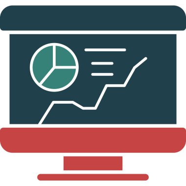 Pazarlama simgesi, vektör illüstrasyonu