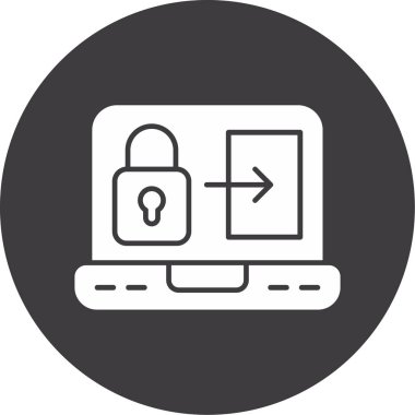 kilit web tasarım simgesi