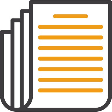 dosya belgesi simgesi, vektör illüstrasyonu