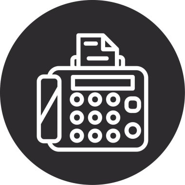 vektör hesap makinesi simgesi