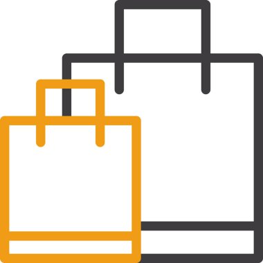 bagaj. Web simgesi basit illüstrasyon