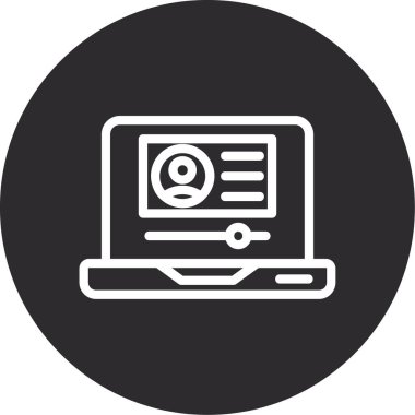 bilgisayar vektör simgesi modern simgesi