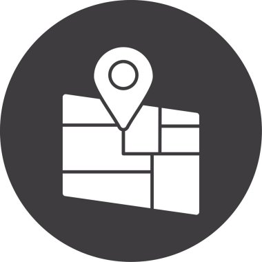 konum haritası pin simgesi