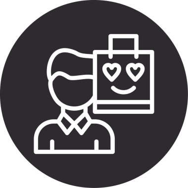 Düğün ikonu. Beyaz arkaplanda izole edilmiş web tasarımı için özet düğün çifti vektör simgesi