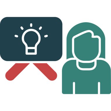 yaratıcı fikir simgesi, vektör illüstrasyonu