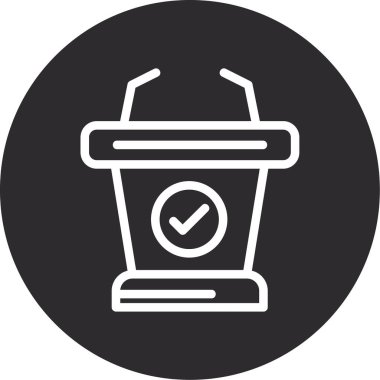 kahve fincanı ikonu vektör illüstrasyonu