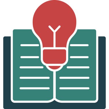 Kitap. Web simgesi basit illüstrasyon