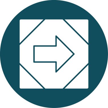 ok vektörü simgesi modern ve basit biçimi