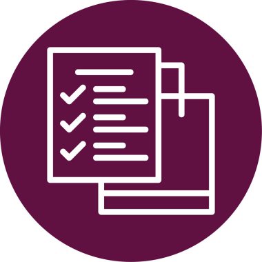 Vektör belgesi Simge illüstrasyonu