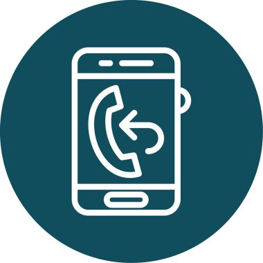 Vektör Çağrısı Simgesi illüstrasyonu