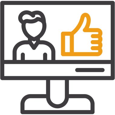 dizüstü bilgisayar simgesi vektör çizimi