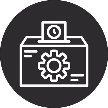 Seo simgesinin vektör illüstrasyonu