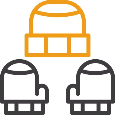 ekmek ikonu vektör illüstrasyonu