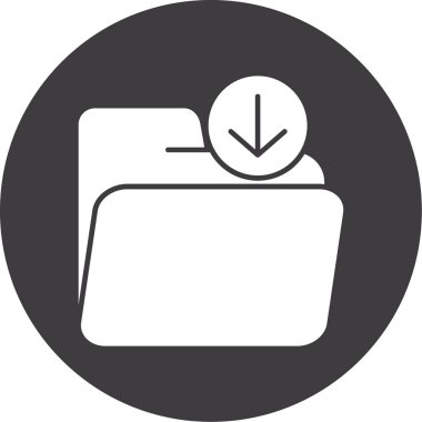 Dosya. Web simgesi basit illüstrasyon