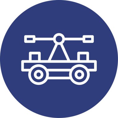 araba simgesi vektör illüstrasyonu