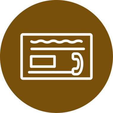 eşsiz telefon vektör simgesi