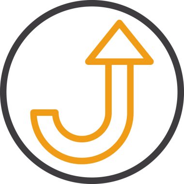 Ok. Web simgesi basit illüstrasyon