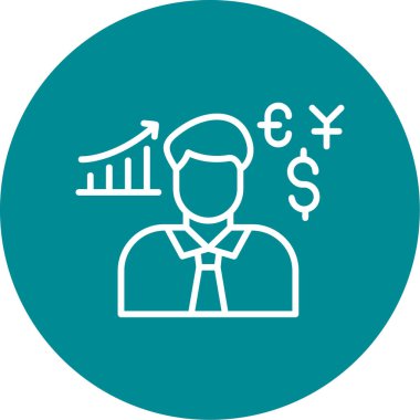 iş simgesi vektör illüstrasyonu