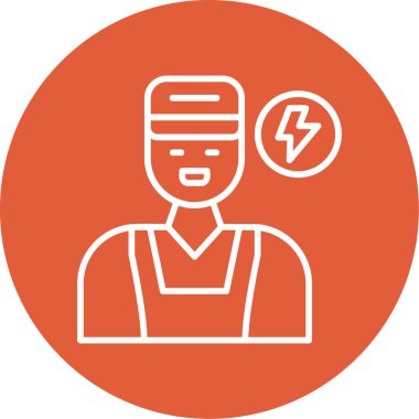 Vektör Adam Simgesi illüstrasyonu