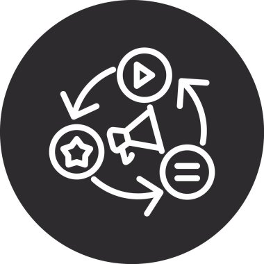 seo modern simgesinin vektör illüstrasyonu