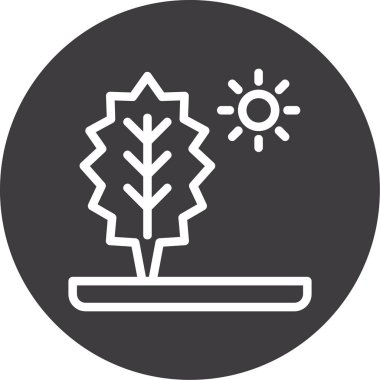 Vektör güneş simgesi illüstrasyonu