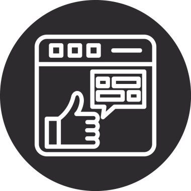 seo modern simgesinin vektör illüstrasyonu