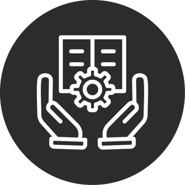 Modern bir simgenin vektör illüstrasyonu