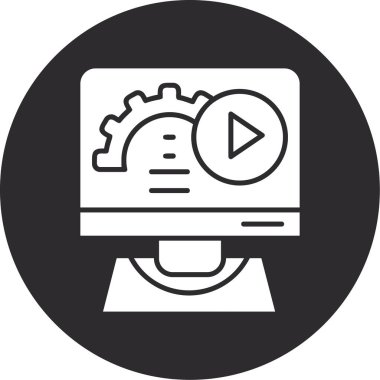 seo modern simgesinin vektör illüstrasyonu