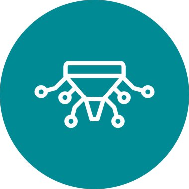 seo modern simgesinin vektör illüstrasyonu