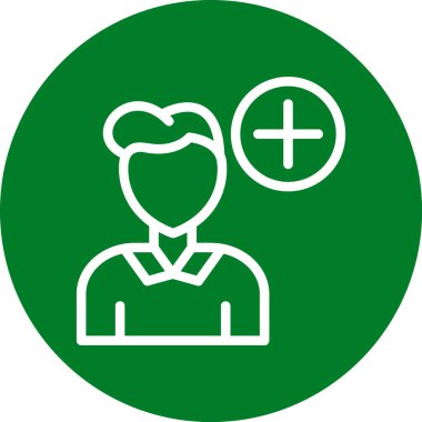 İnsan simgesinin vektör illüstrasyonu