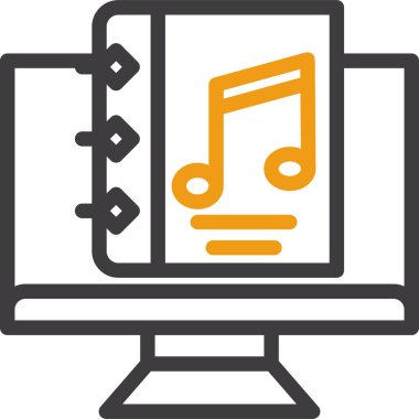 Müzik çalar. Web simgesi