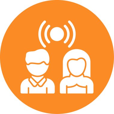 insanlar simge vektör illüstrasyonu