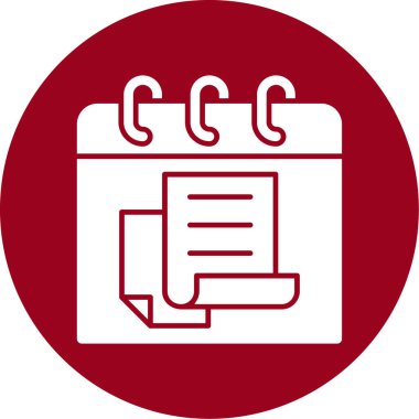 belge simgesi vektör illüstrasyonu