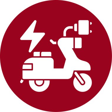 Motosiklet simge vektör çizim