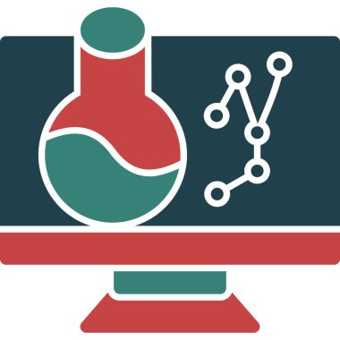 Modern eğitim ikonunun vektör illüstrasyonu